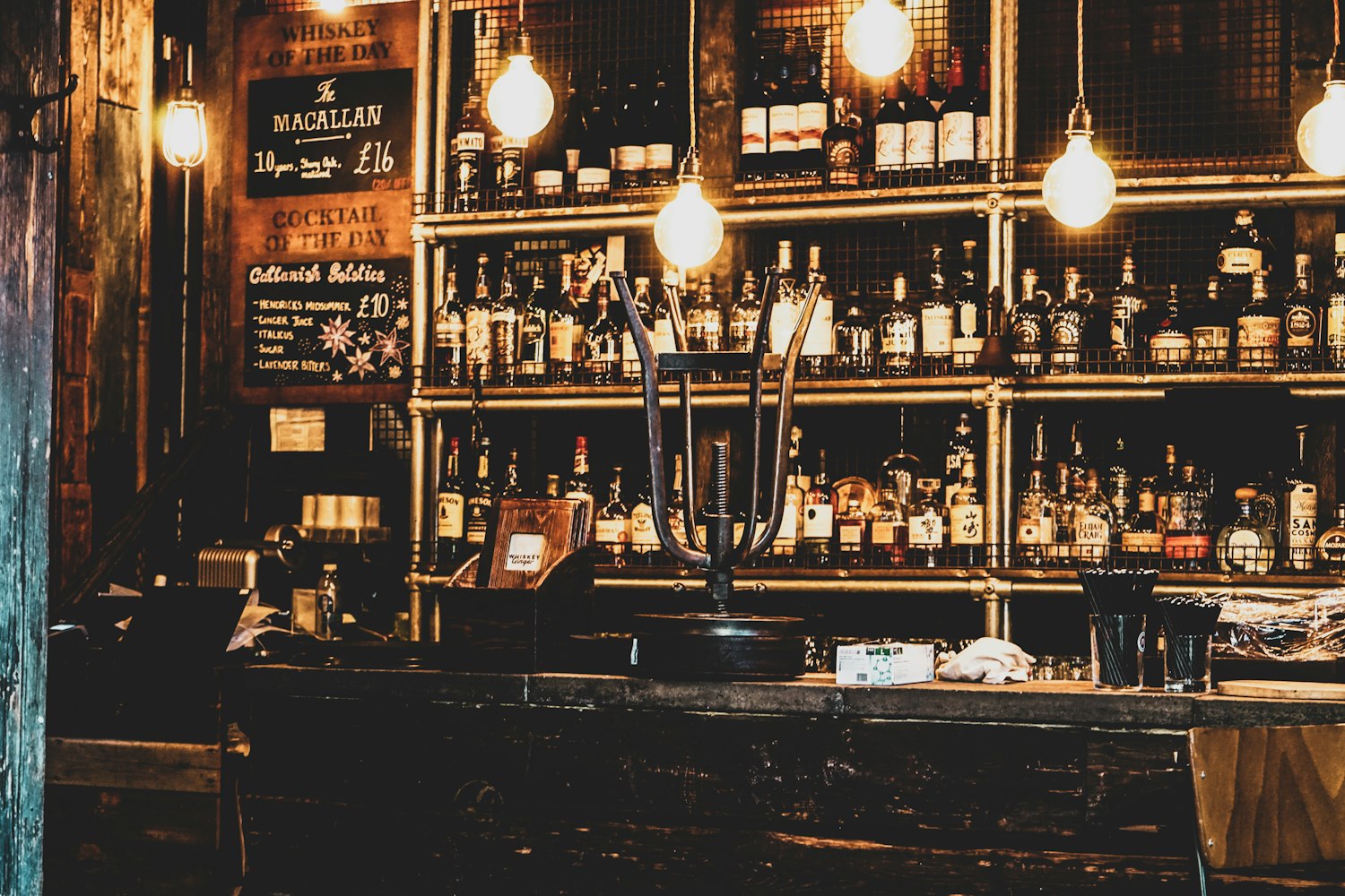 The bar