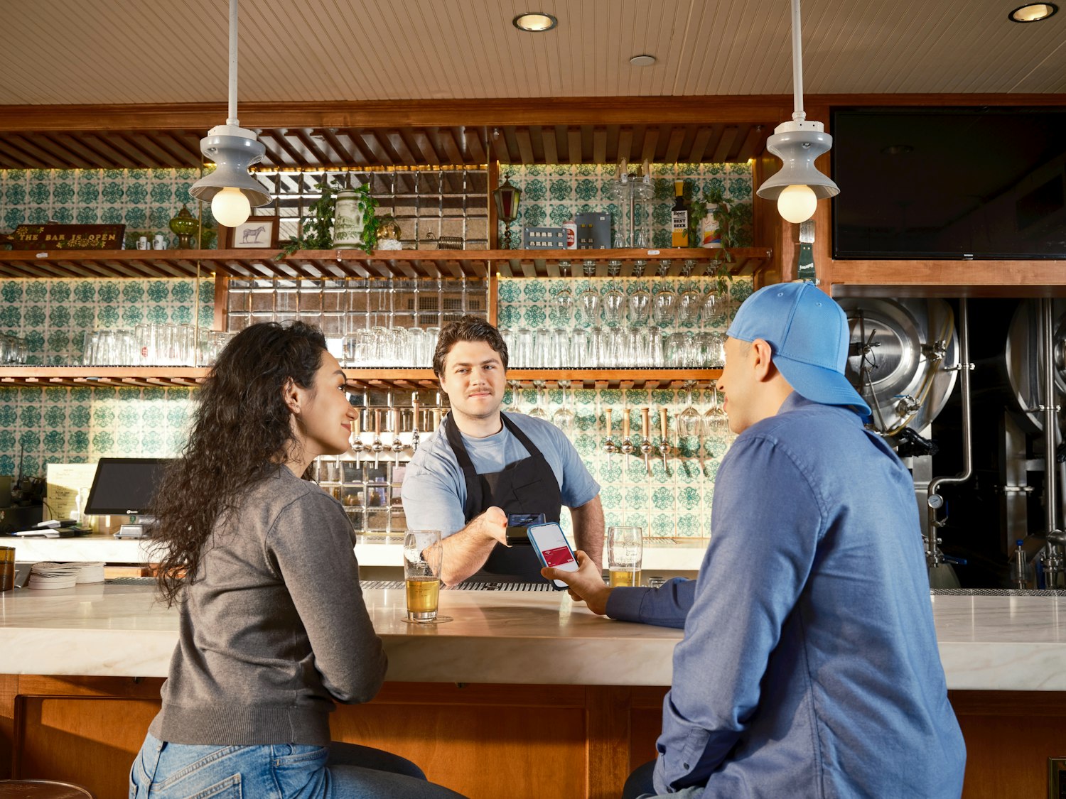 Craft beer poured fresh at 28 Songs Brewhouse in Boerne, Texas