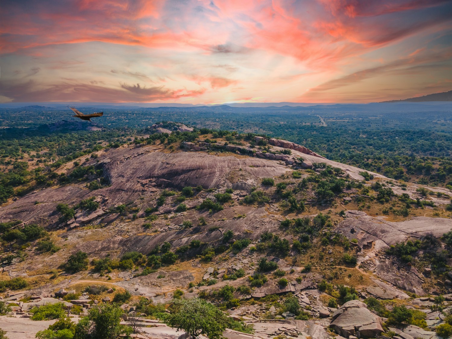 The Texas Hill Country around Boerne