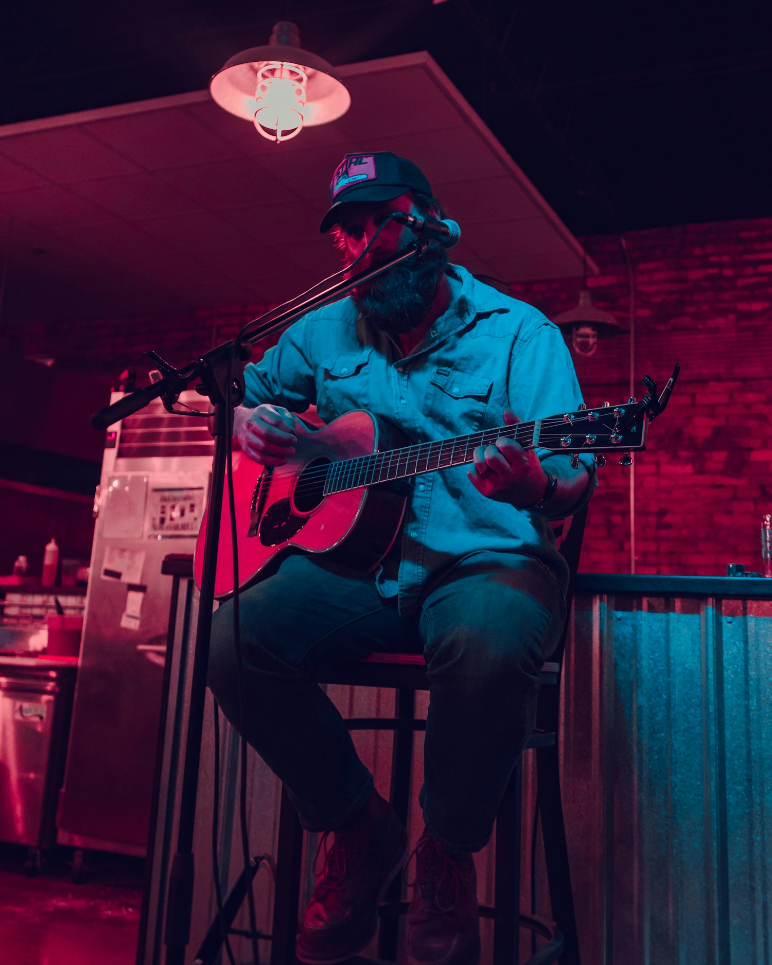 Live music on stage