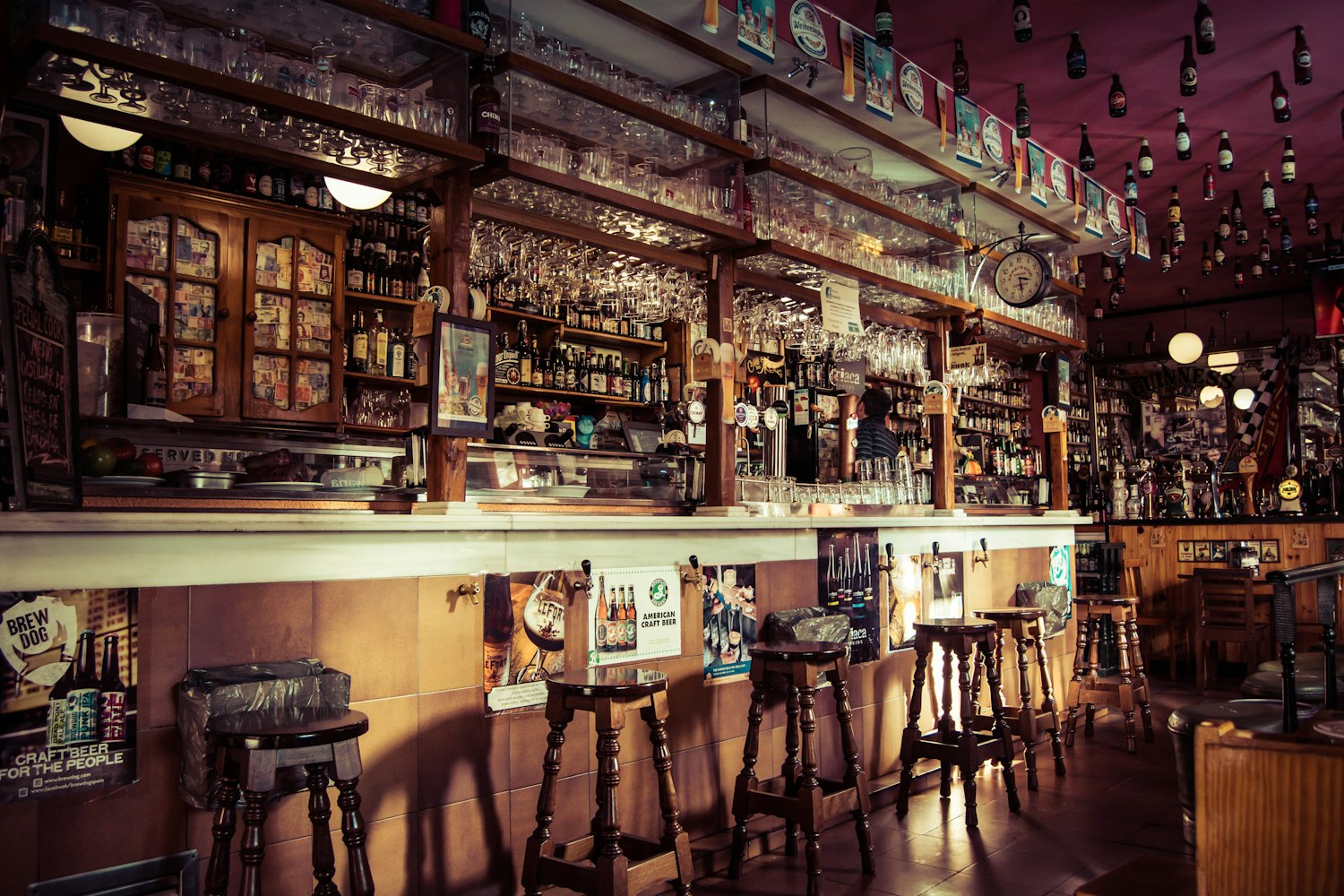 The bar at 28 Songs